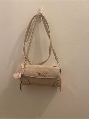 Juicy Couture Neutral Beige Crossbody with Logo Detail